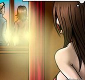 Gal in sexy red lingerie endures bondage. Librarian 3 Stacked & Bound