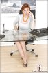 busty office