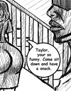 Guy gets rough with a big-assed bimbo