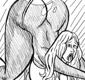 Pregnant filly gets tied up