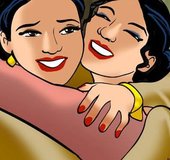 Two sexy close friends express mutual adoration