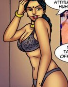 Married woman undresses in front of another