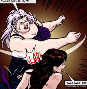 Bbw slaps naked broad