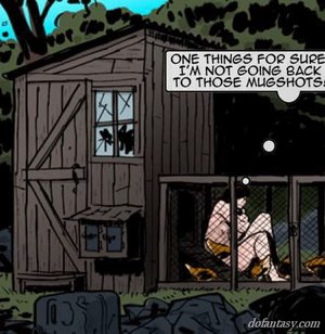 Busty lady slapped caged