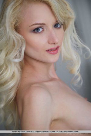 Nude ukrainian blonde