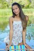 nude skinny brunette