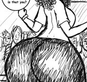 Black dude has a special interest in a teacher