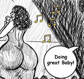 Big-assed singer is admired by a black man