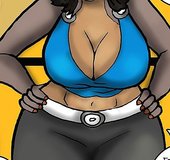 Check out a voluptuous chick in a cat costume