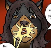 Gal in cat outfit deepthroats dick