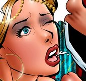 Arab sheik mouth fucks and slaps his hot slave. Harem 2018 By Cagri.