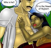 Indian woman meets her lover outdoors