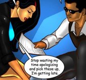 Sexy young miss meets a handsome stranger