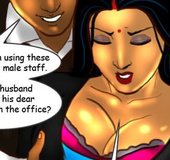 Boss lusts after his chesty new worker