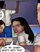 Students think a teen classmate is weird