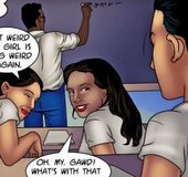 Students think a teen classmate is weird