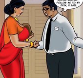 Striking MILF meets with a banker