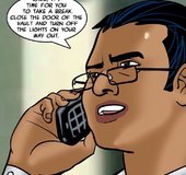 Guy sends a guard away so he can fuck a MILF