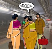 Young lady embarks on a journey