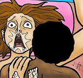 Married gal’s wild interracial fuck with son’s pal