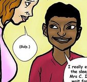 MILF is cheery the morning after fucking a teen