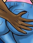 Black boy lands himself a sexy blonde teen gf