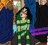 Black teens hassle a young boy at school