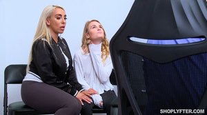 MILF and blonde learn a lesson about dis - Picture 4
