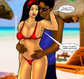 Slutty Desi wife garners attention at the beach