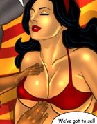Whorish Indian wife behaves badly on the beach