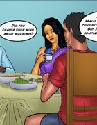 Lady dines with her husband after fucking his cousin