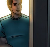 Guy hopes to surprise his sleeping honey in bed