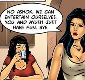 Sassy gals consider sharing secrets with each other