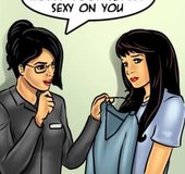 Kinky store clerk has her eyes on a cute customer