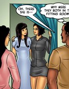 Wife had a sexy lesbian encounter while shopping