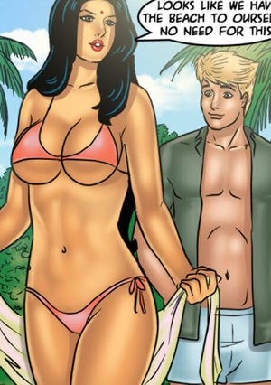 Gorgeous Indian doll wears the skimpiest bikini
