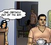 Indian woman lusts after a young and handsome guy