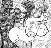 Lady loves the feeling of two big cocks deep inside