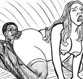 DP satiates this restless woman with curves