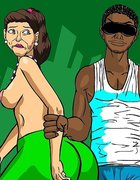 MILF with a huge ass and big tits sucks BBC