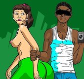 MILF with a huge ass and big tits sucks BBC