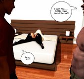 Grandmother with huge tits entertains young men