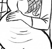 White woman impregnated with an interracial wee one