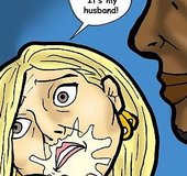 Husband shows up when wife is fucking a black guy