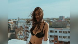 Real athletic girl