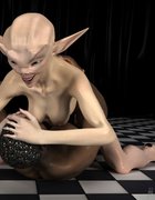 Sexy female alien’s gripping BBC encounter