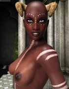 Spy a lifelike ebony monster’s fuckable physique