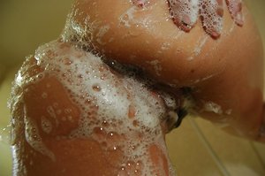Shower tiny masturbation