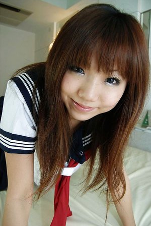 Cute lovely schoolgirl