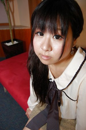 Shy schoolgirl